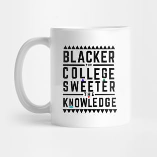 Blacker the College Sweeter the Knowledge Mug